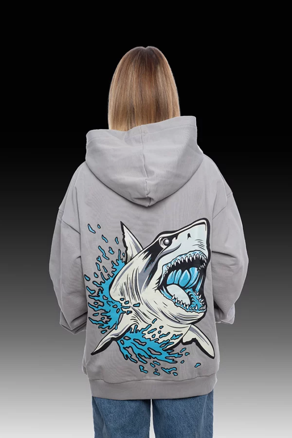 Hoodie Shark Attack – Bild 3