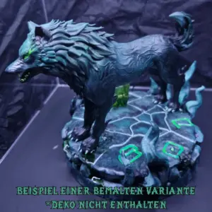 Obscyria Schattenwolf Figur OBS666331 bemalt SF