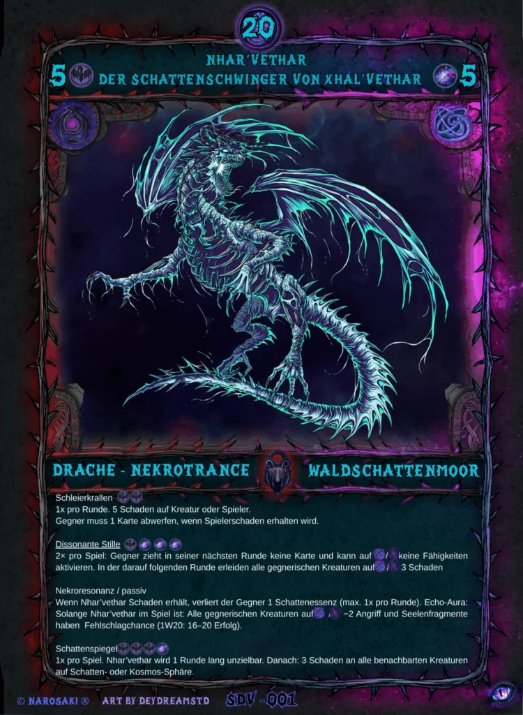 narosaki veilbound chronicles spielkarte