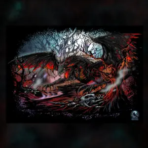 Schwarzfluch Drache Wandfragment